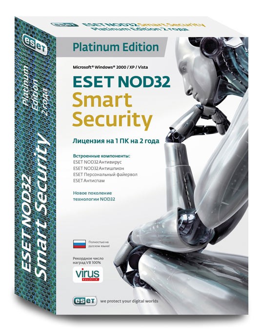   ESET NOD32 Smart Security Platinum Edition, 2 